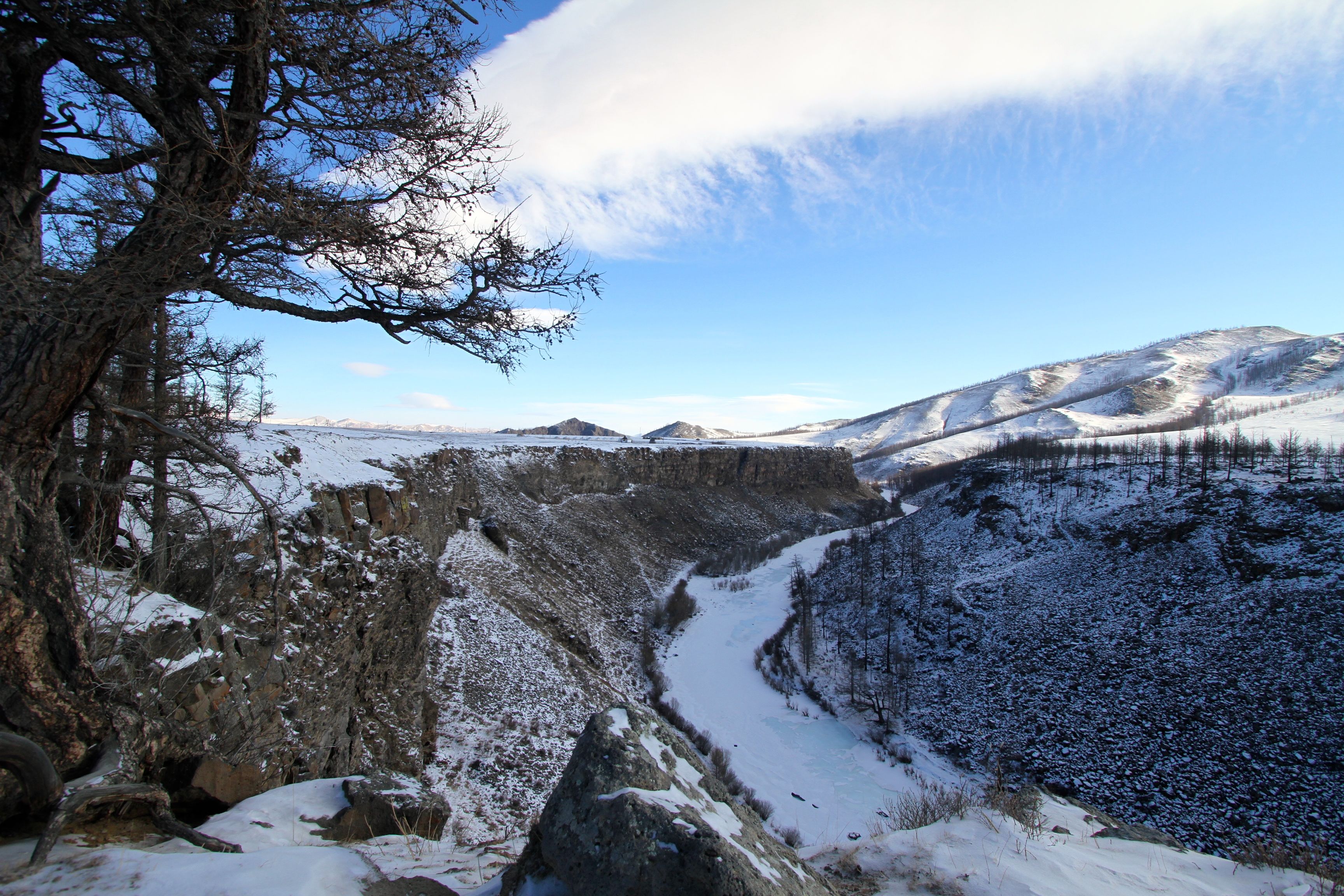 Chuluut Gorge in Winter